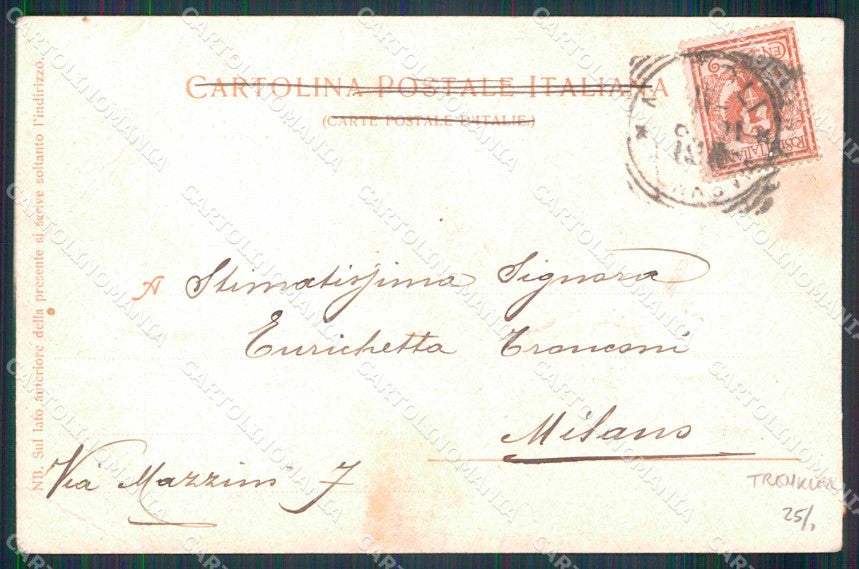 Napoli Città Costumi PIEGHINA Trenkler 711 cartolina MX6901 – retro