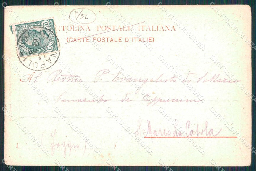 Napoli Città Costumi Vendita Fichi India cartolina MX6902 – retro