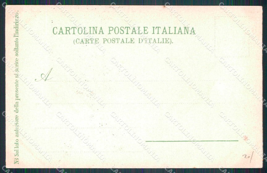 Napoli Città Costumi Pescatore Riposo cartolina MX6920 – retro