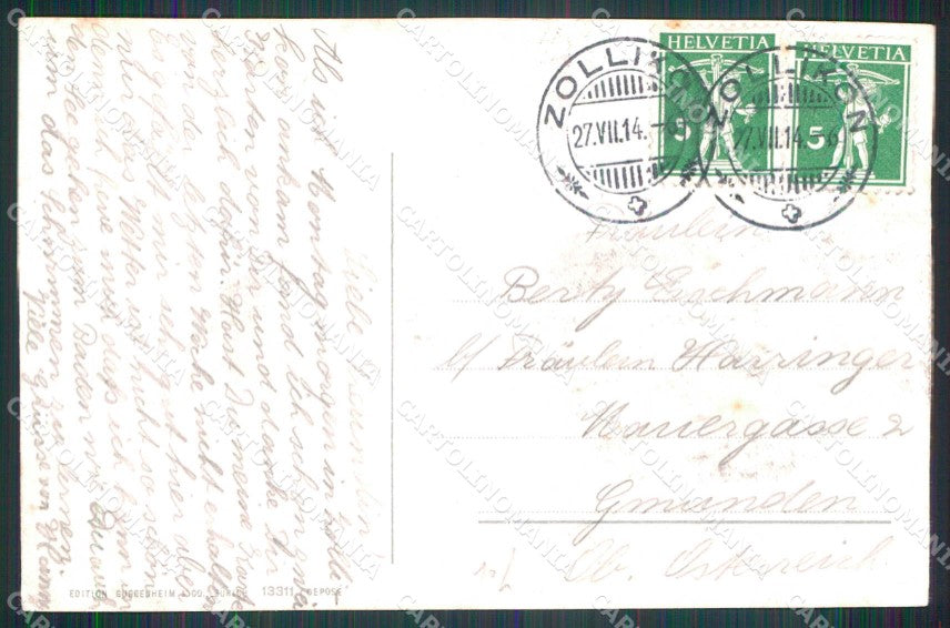Napoli Città Costumi Scugnizzi PIEGHINA cartolina MX6935 – retro