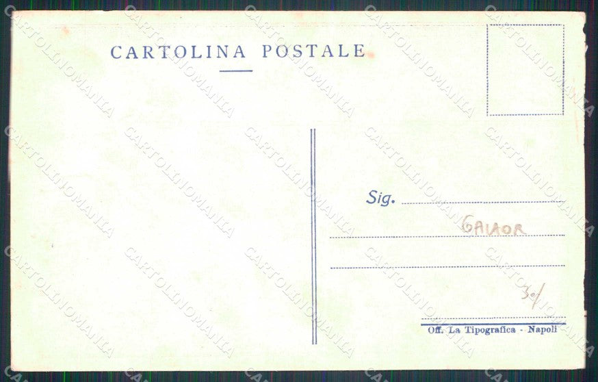 Napoli Città Costumi Galaor Scugnizzi ABRASA cartolina MX6967 – retro