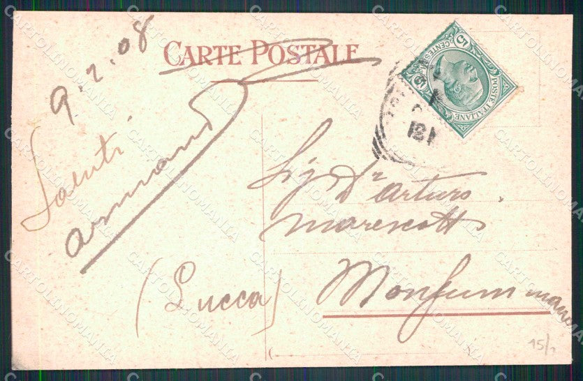 Napoli Città Costumi Scugnizzi Gioco Morra cartolina MX6969 – retro