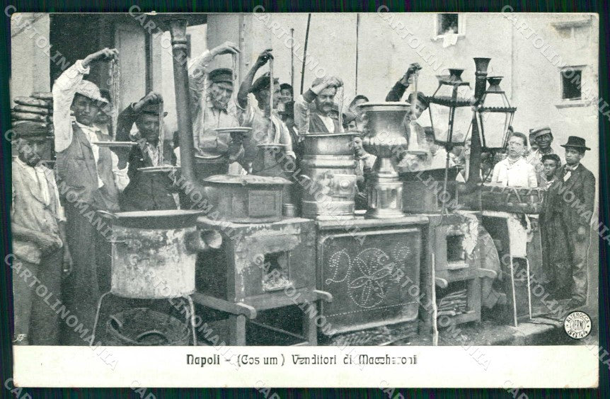 Napoli Città Costumi Maccheronaio Alterocca 5644 cartolina MX6986 – fronte