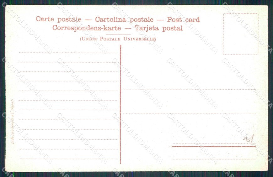 Napoli Città Costumi Tarantella Richter 056 cartolina MX7007 – retro