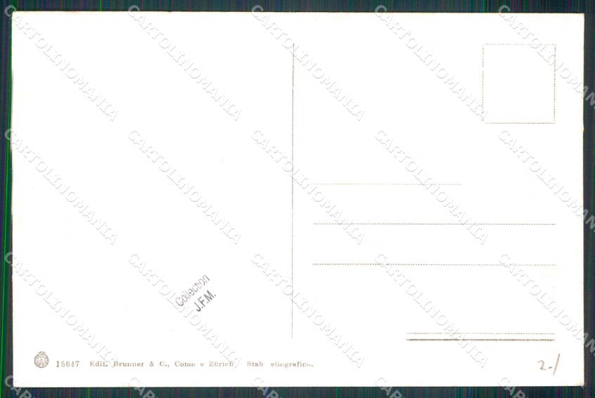 Napoli Città Costumi Carro Bove Cavallo Asino Brunner 15647 cartolina MX7008 – retro