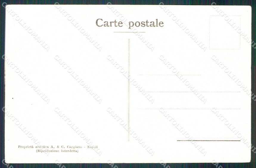 Napoli Città Costumi Grande Amico cartolina MX7012 – retro