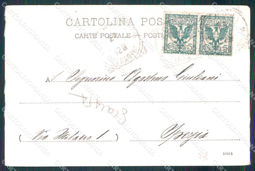 Napoli Città Costumi Venditore Erbaggi SCOLLATA cartolina MX7016 – retro