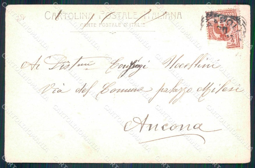 Napoli Città Costumi Scugnizzi Gioco Carte cartolina MX7036 – retro