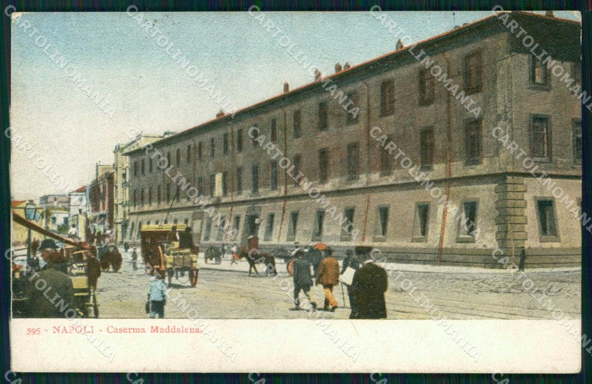 Napoli Città Caserma Maddalena cartolina MX7045 – fronte