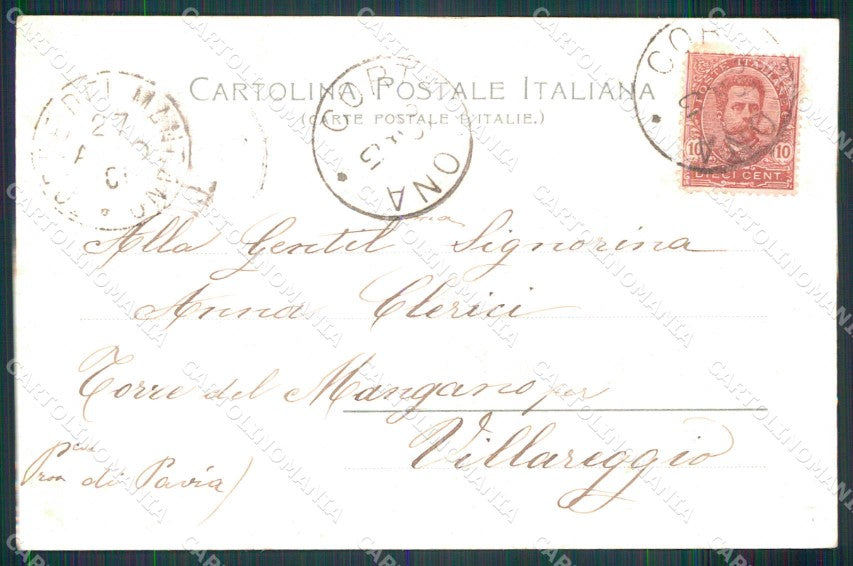 Napoli Città Costumi Dolce far Niente cartolina MX7069 – retro