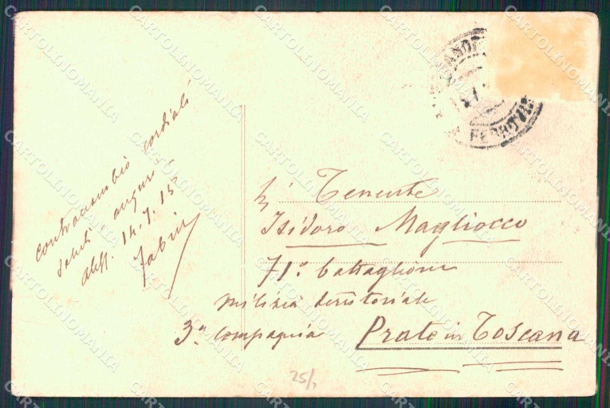 Napoli Città Costumi Gioco Cappellotto cartolina MX7070 – retro