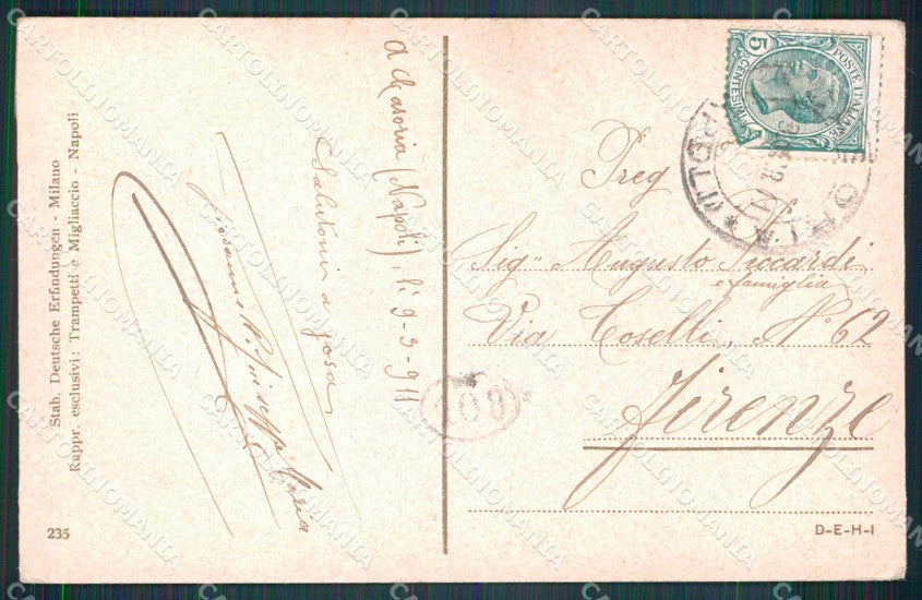 Napoli Città Costumi Maccheronai cartolina MX7077 – retro