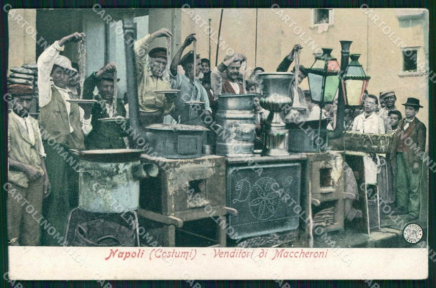 Napoli Città Costumi Maccheronai Alterocca 5644 cartolina MX7106 – fronte