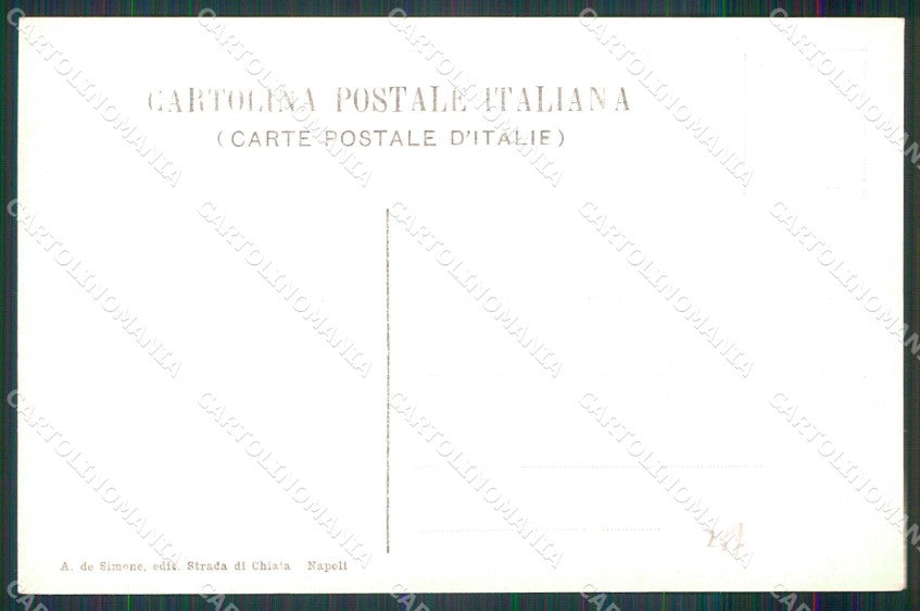 Napoli Città Costumi Carro cartolina MX7136 – retro