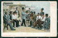 Napoli Città Costumi Cantastorie PIEGHINE cartolina MX7162 – fronte