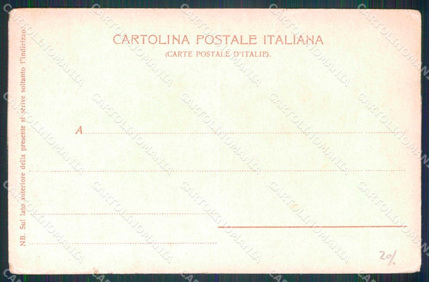 Napoli Città Costumi Cantastorie PIEGHINE cartolina MX7162 – retro