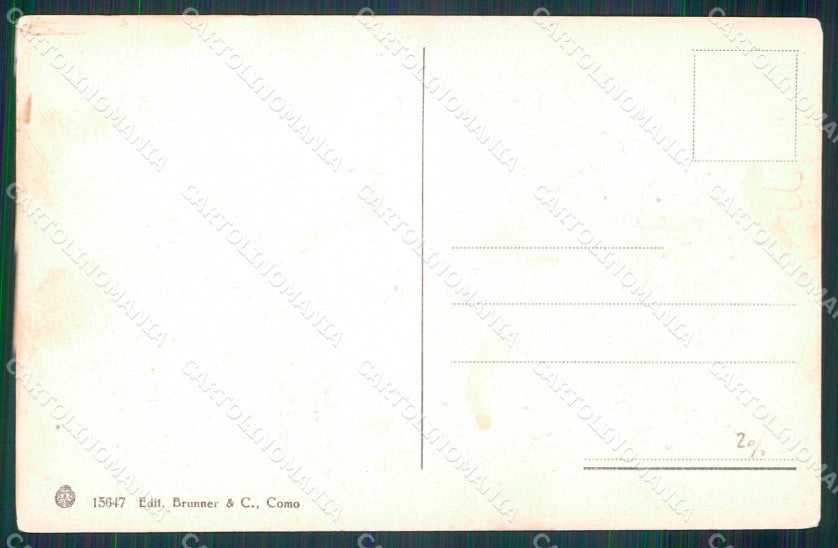 Napoli Città Costumi Carro Bue Cavallo Asino Brunner 15647 cartolina MX7174 – retro