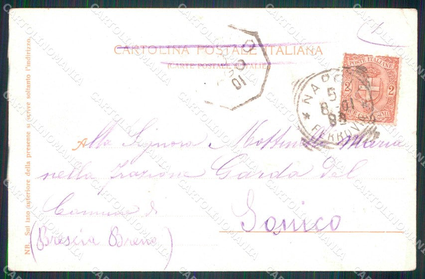Napoli Città Costumi Dolce far Niente Scugnizzi cartolina MX7201 – retro