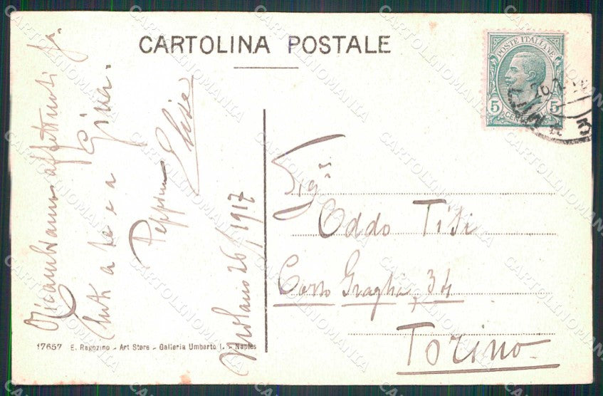 Napoli Città Costumi Ortolano Ragozino 17657 cartolina MX7219 – retro