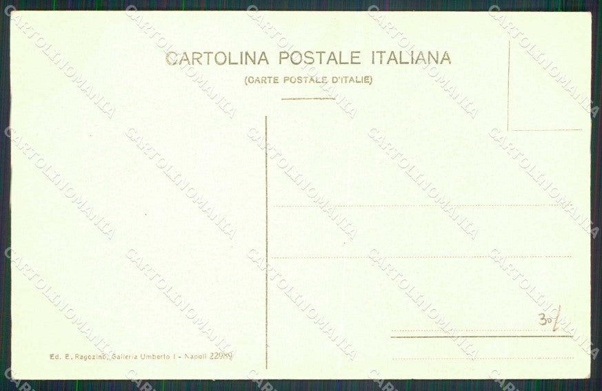 Napoli Città Porto con Barche Ragozino 22989 cartolina MX7221 – retro