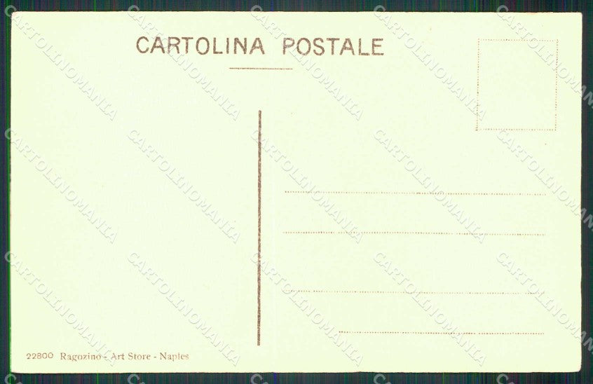 Napoli Città Costumi Carretto Ragozino 22800 cartolina MX7228 – retro