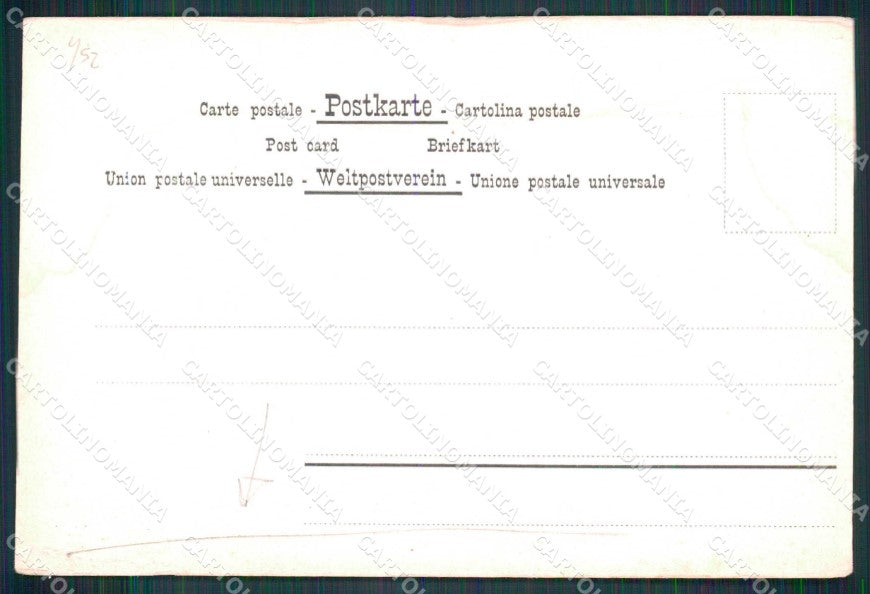 Napoli Città Costumi Fruttaiuolo Ragozino 58 TRACCE UMIDO PIEGA cartolina MX7233 – retro