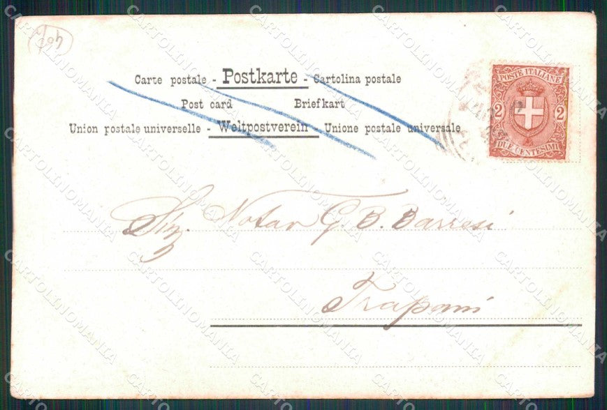 Napoli Città Costumi Fruttaiuolo Ragozino 58 cartolina MX7236 – retro
