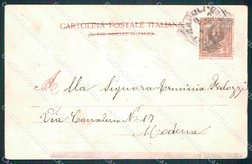Napoli Città Costumi Tarantella Ragozino 304 cartolina MX7238 – retro