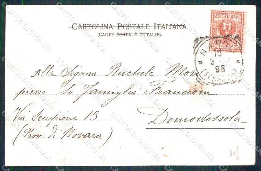 Napoli Città Costumi Fabbrica Maccheroni Ragozino 4144 cartolina MX7239 – retro