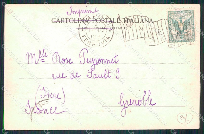 Napoli Città Costumi Mercato Verdura Ragozino 1576 cartolina MX7240 – retro