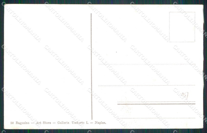 Napoli Città Costumi Carretto Ragozino 20 cartolina MX7247 – retro