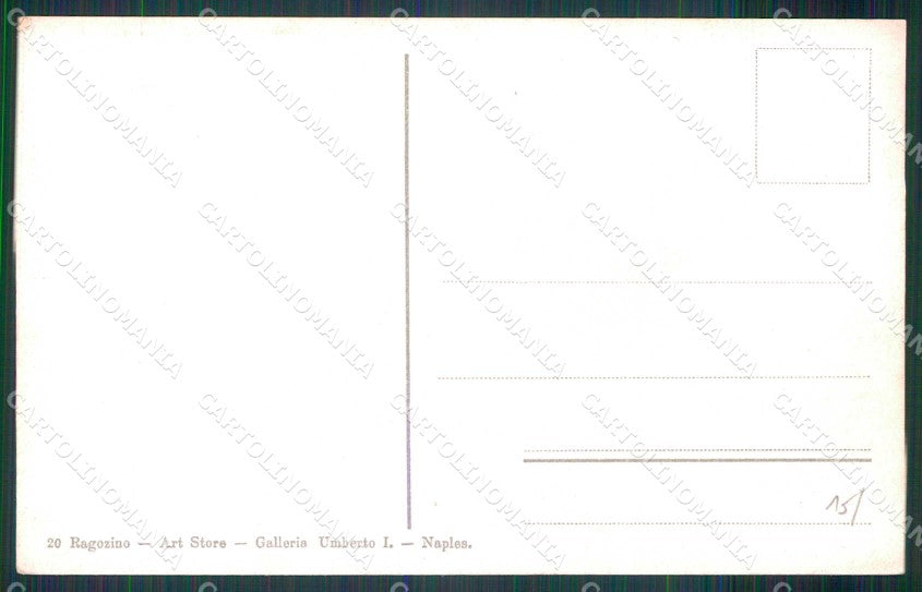 Napoli Città Costumi Carretto Ragozino 20 cartolina MX7248 – retro