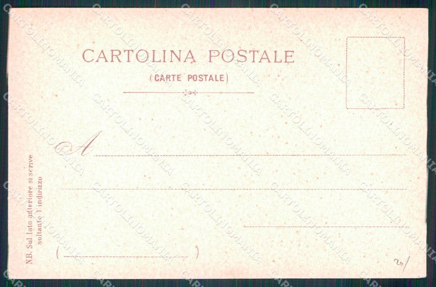 Napoli Città Costumi Carretto Via Marina Ragozino cartolina MX7263 – retro