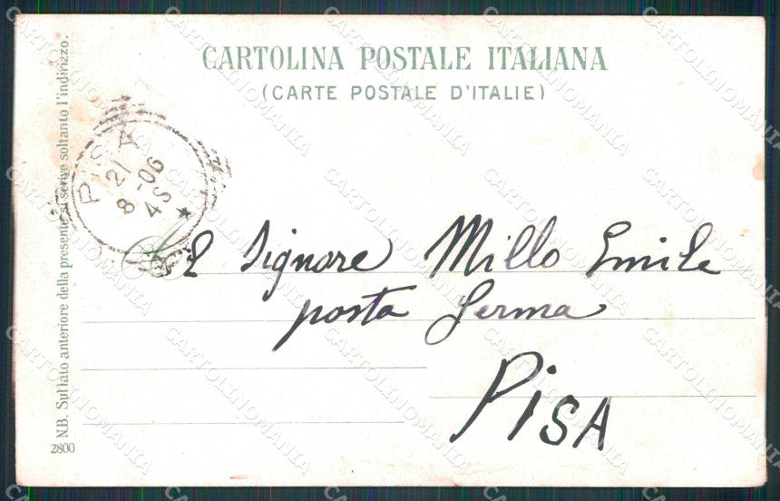 Napoli Città Costumi Venditori Piedigrotta Ragozino 2800 cartolina MX7267 – retro