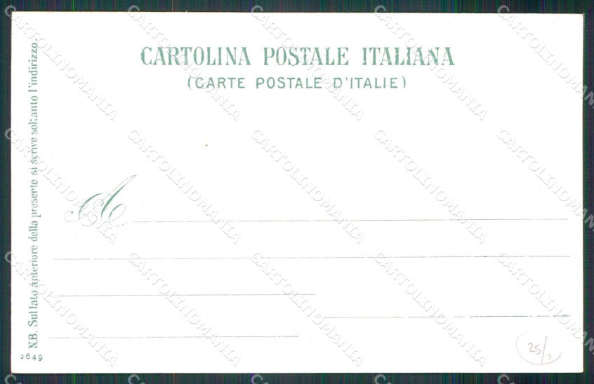 Napoli Città Costumi Carrozzella Affitto Ragozino 2649 cartolina MX7274 – retro