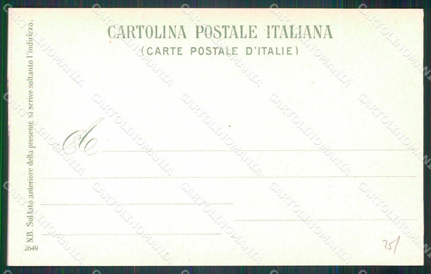 Napoli Città Costumi Carrozzella Affitto Ragozino 2649 cartolina MX7275 – retro