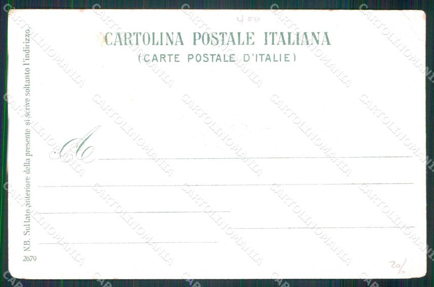 Napoli Città Costumi Caprai Ragozino 2679 PIEGHINA cartolina MX7283 – retro