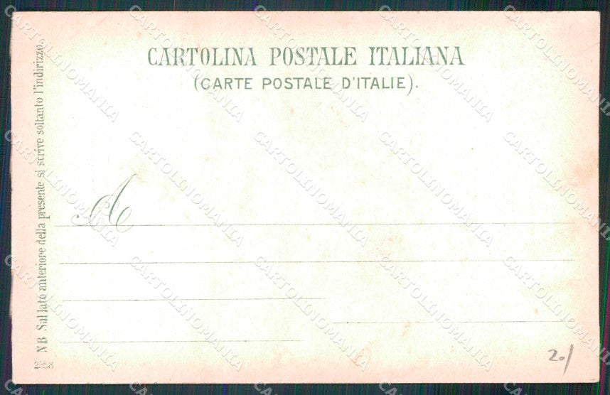 Napoli Città Costumi Carro Farina Ragozino 2588 cartolina MX7286 – retro
