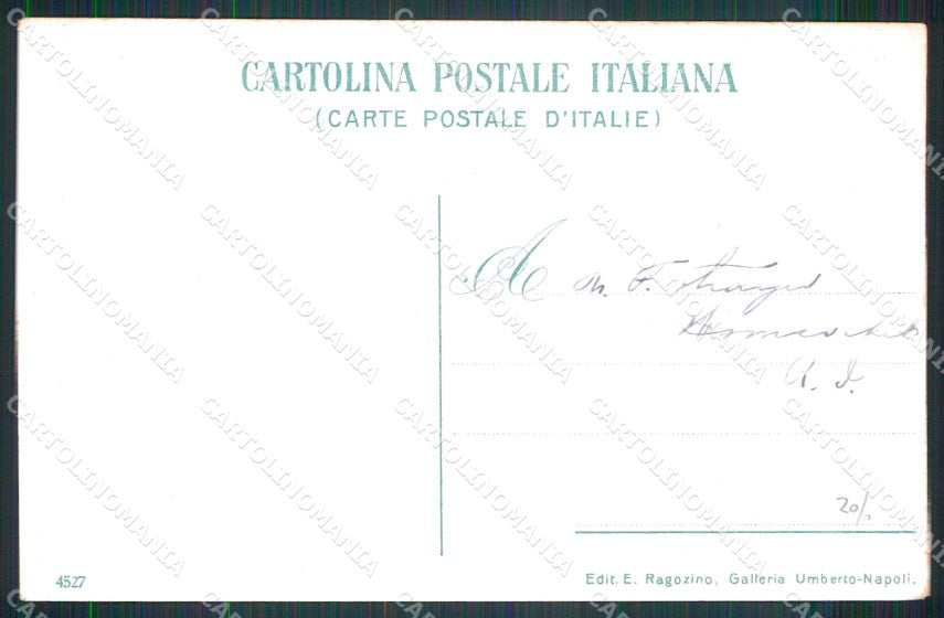 Napoli Città Gradoni Chiaia Ragozino 4527 cartolina MX7294 – retro