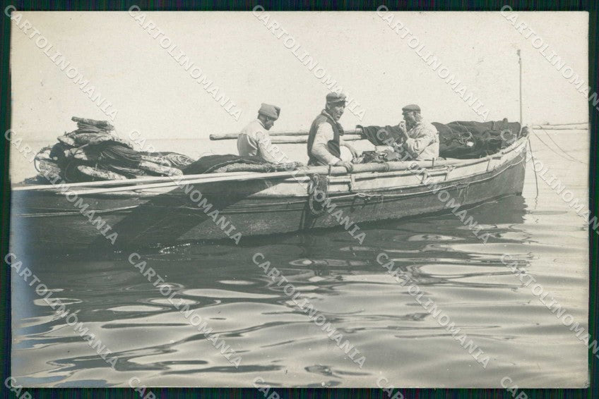 Napoli Città Mestieri Pescatori Barca Foto cartolina MX7352 – fronte