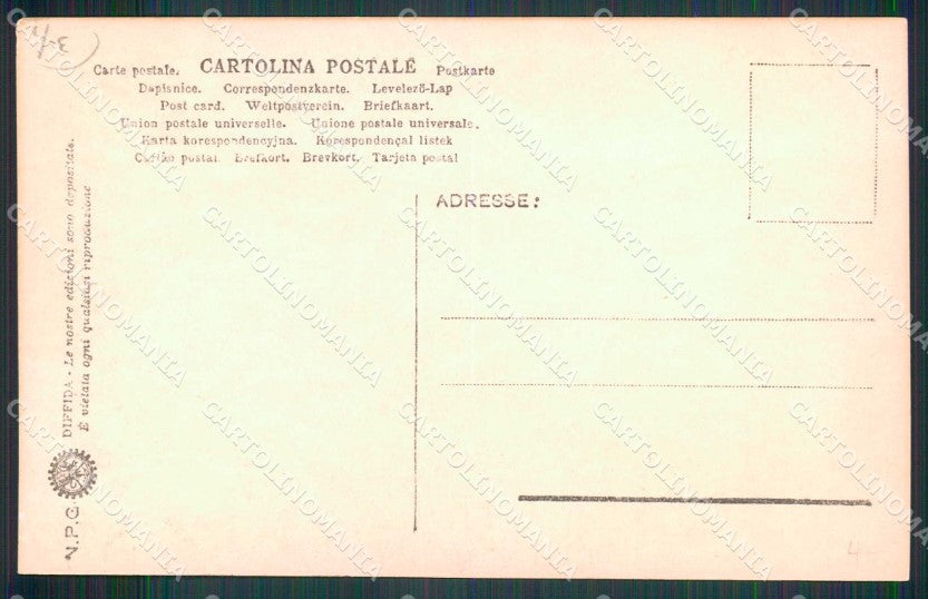 Napoli Città Costumi Carretto NPG Foto cartolina MX7364 – retro