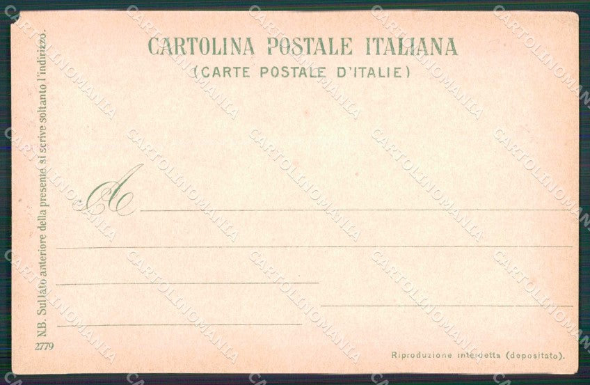Napoli Città Costumi Canto Monelli Ragozino 2779 cartolina MX7369 – retro