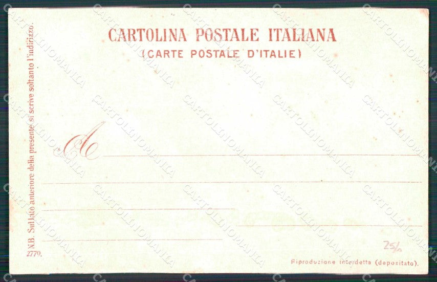 Napoli Città Costumi Canto Monelli Ragozino 2779 cartolina MX7370 – retro