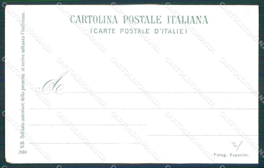 Napoli Città Costumi Venditori Aglio Ragozino 2689 cartolina MX7379 – retro