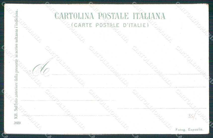 Napoli Città Costumi Pettinatrice Ragozino 2609 cartolina MX7416 – retro