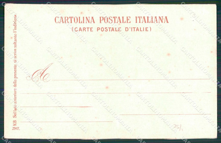 Napoli Città Costumi Banditore Pazzariello Ragozino 2597 cartolina MX7417 – retro
