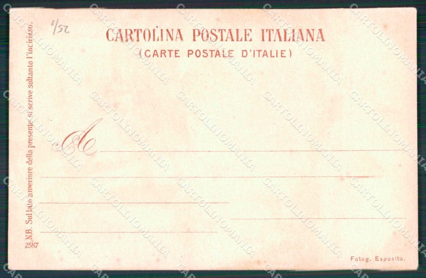 Napoli Città Costumi Venditore Ricotta Fresca Ragozino 2587 cartolina MX7418 – retro
