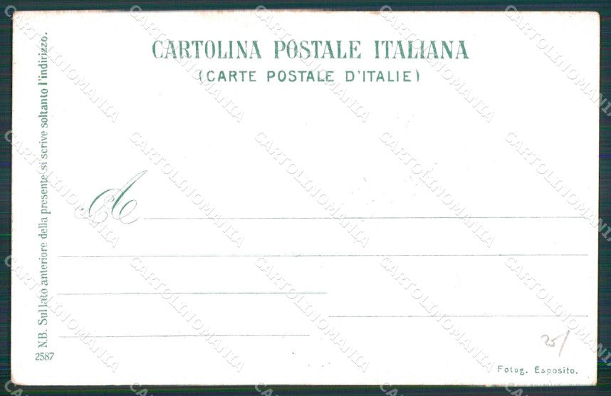 Napoli Città Costumi Venditore Ricotta Fresca Ragozino 2587 cartolina MX7421 – retro
