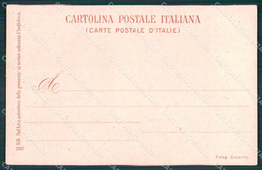 Napoli Città Costumi Venditore Ricotta Fresca Ragozino 2587 cartolina MX7422 – retro