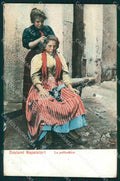 Napoli Città Costumi Pettinatrice Ragozino 2609 cartolina MX7424 – fronte